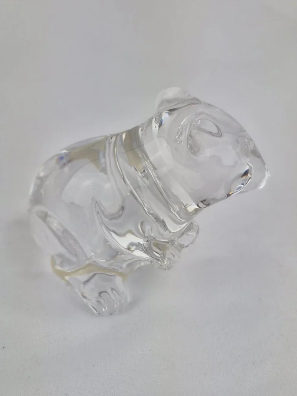 Vintage Princess House Pets Collection 24% Lead Crystal Mouse Figurine